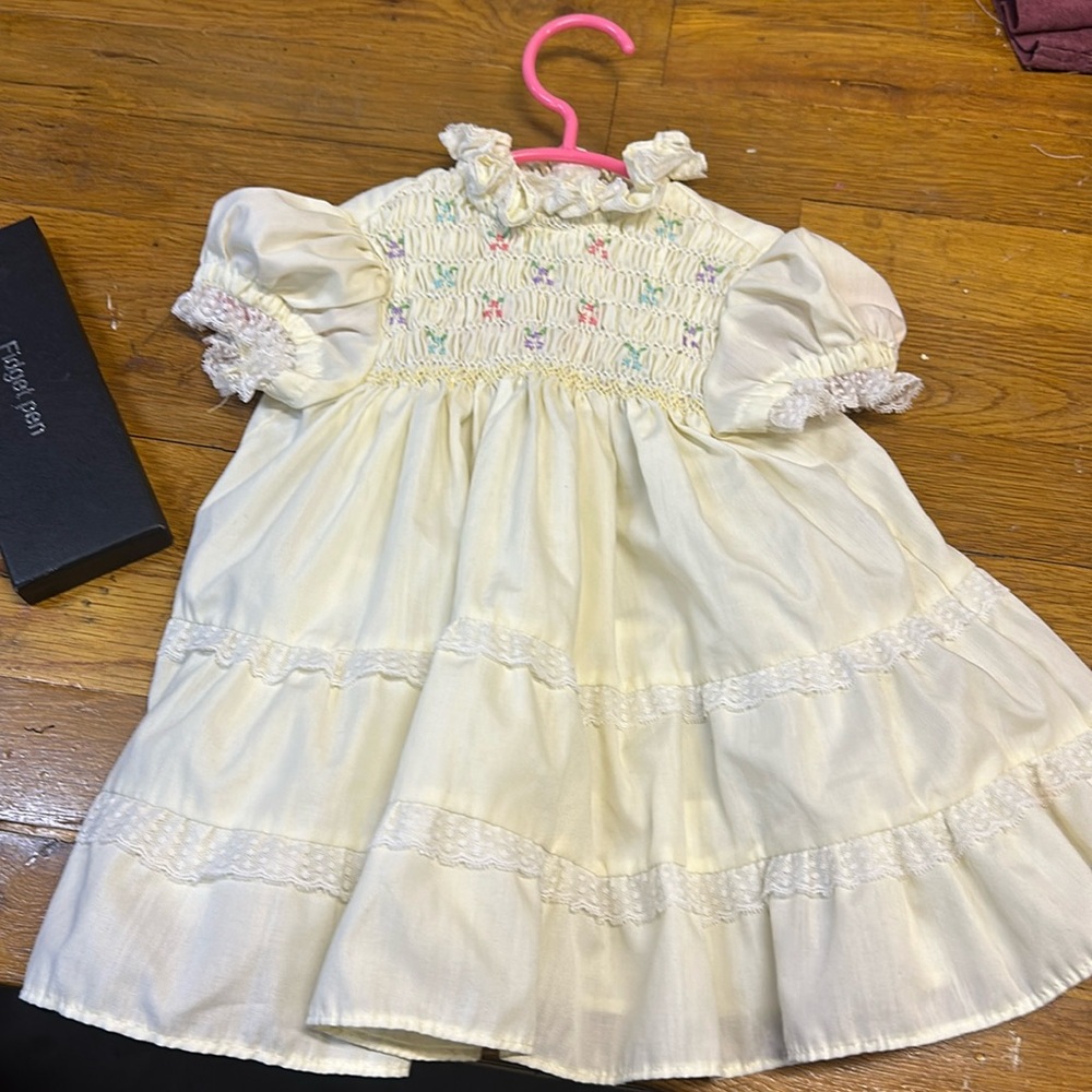 Polly flinders 24 months smocked tiered dress